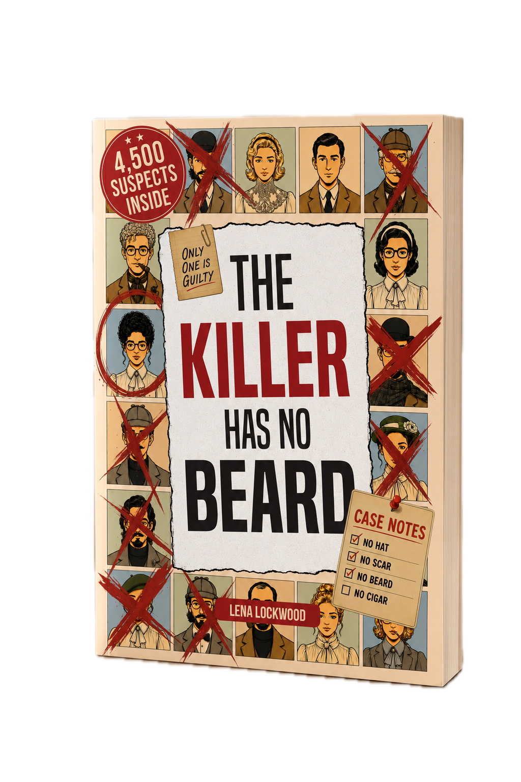 Le tueur n'a pas de barbe — couverture du livre